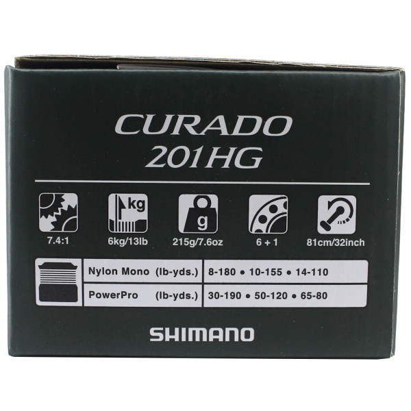 Котушка Shimano Curado M 201 HG Left Hand 6+1BB 7.4:1