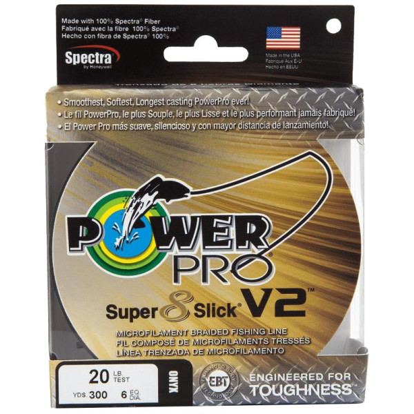 Cord Power Pro Super 8 Slick V2 (Moss Green) 135m 0.23mm 38lb/17.0kg