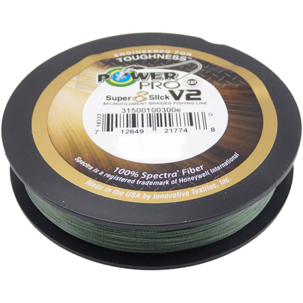 Cord Power Pro Super 8 Slick V2 (Moss Green) 135m 0.23mm 38lb/17.0kg