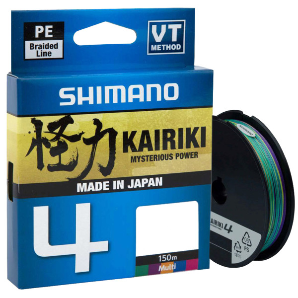 Cord Shimano Kairiki 4 PE (Multi Color) 150m 0.06mm 4.4kg