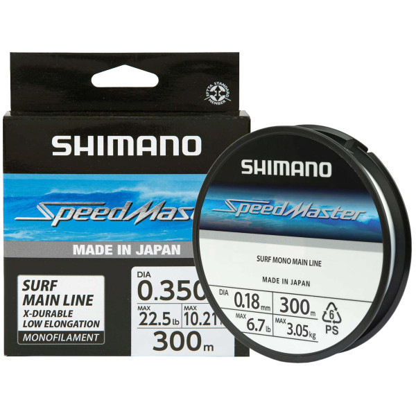 Line Shimano Speedmaster Surf Mono 300m 0.25mm 5.54kg