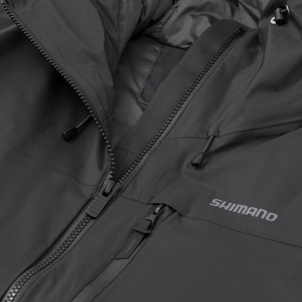 Shimano Durast Warm Short Rain Jacket L c:black