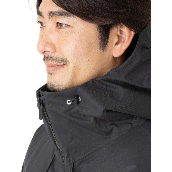 Shimano Durast Warm Short Rain Jacket L c:black