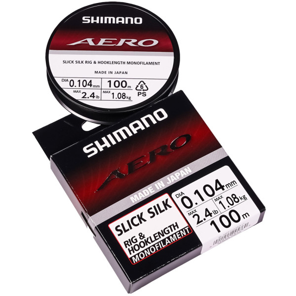 Line Shimano Aero Slick Silk Rig/Hooklength 100m 0.123mm 1.48kg