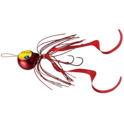 Silicone Shimano Tiger Baku Baku 120.0g Curly Red