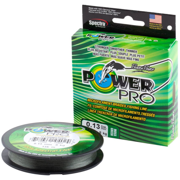 Cord Power Pro 275m Moss Green 0.19mm 13kg/28.6lb