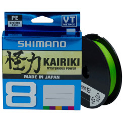 Шнур Shimano Kairiki 8 300м 0.35мм 39.5kg Mantis Green