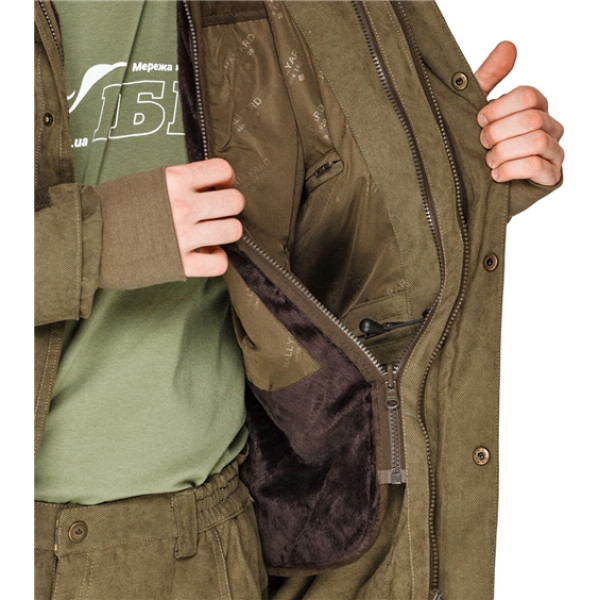 Куртка Hallyard Jagd Anzug. Размер - 52. Цвет - olive drab