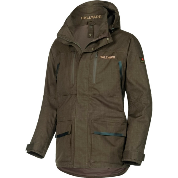Hallyard East Village Jacket. Size S. Color: Dark Green.