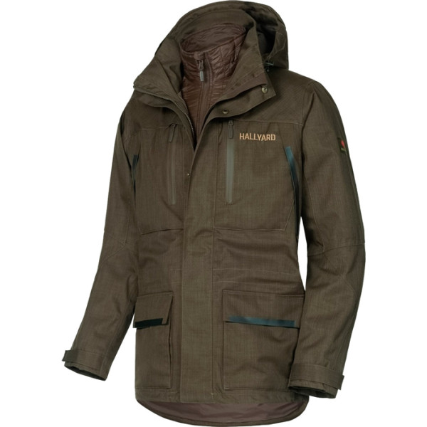 Hallyard East Village Jacket. Size 3XL. Color: Dark Green.