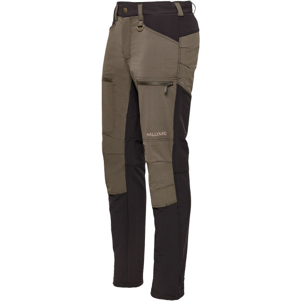 Hallyard Marble Trousers. Size 42. Black/Olive.