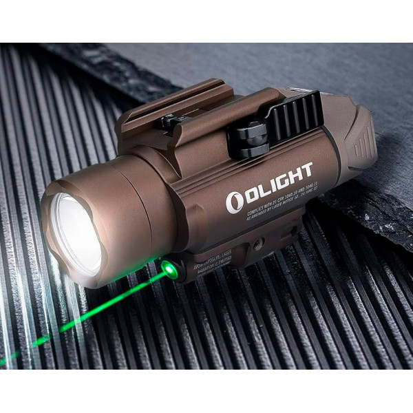 Фонарь с ЛЦУ Olight Baldr Pro Desert Tan. Зеленый ЛЦУ