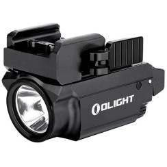 Olight Baldr Mini Black Flashlight with Laser Designator. Green Laser Designator.