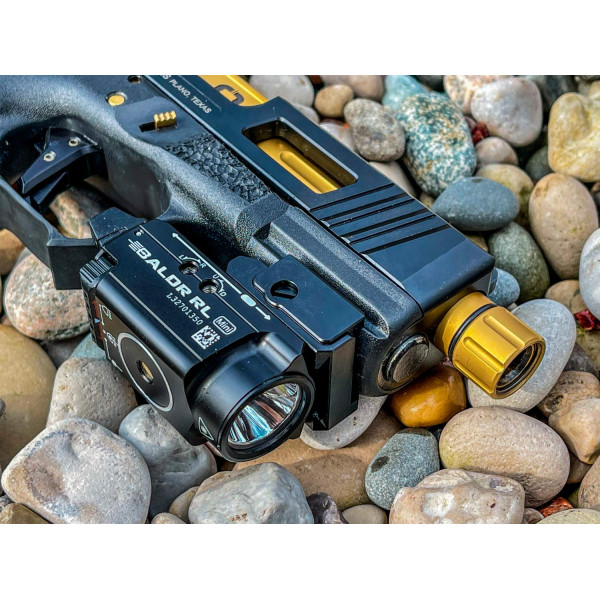 Flashlight with laser sight Olight Baldr RL Black