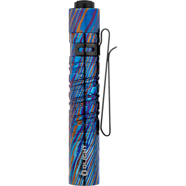 Olight i3T EOS Titanium Damascus Flashlight