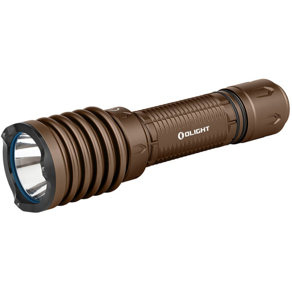 Olight Warrior X 3 Flashlight. Desert Tan
