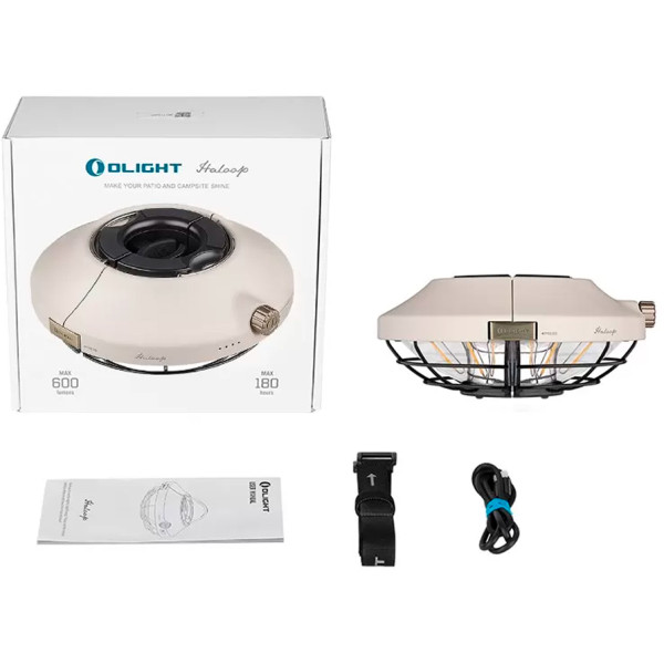 Ліхтар Olight Haloop. Clay beige