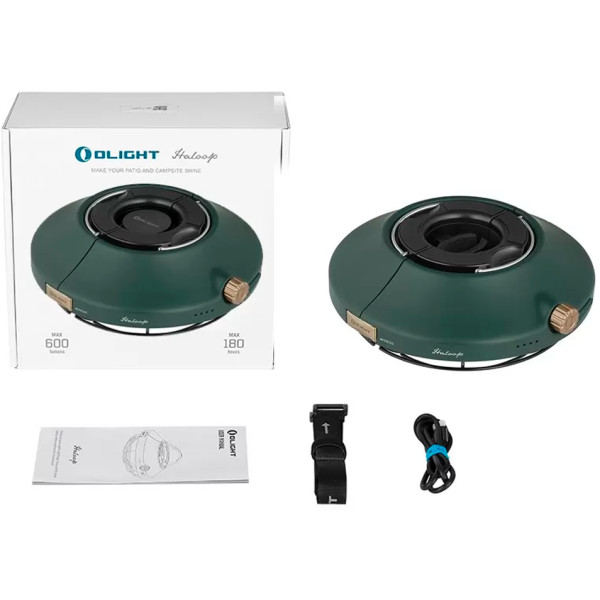 Olight Haloop Lantern. Forest Green