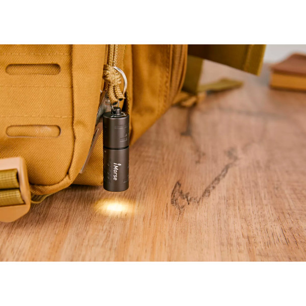 Ліхтар-брелок Olight IMorse. Gunmetal grey