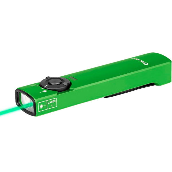 Olight Arkfeld lantern. Lime green