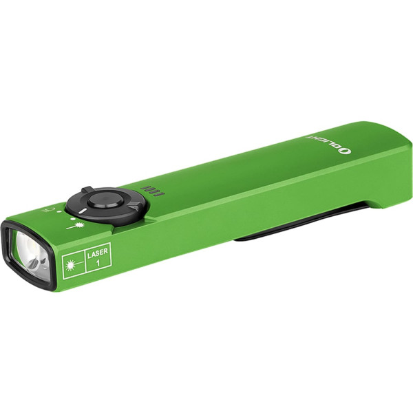 Olight Arkfeld lantern. Lime green