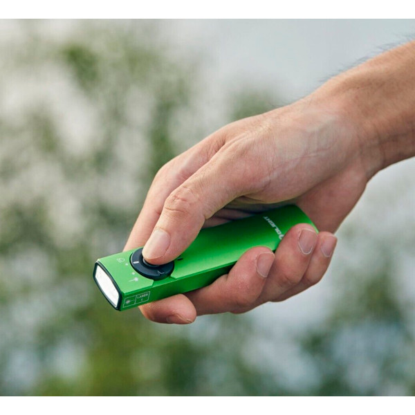 Olight Arkfeld lantern. Lime green