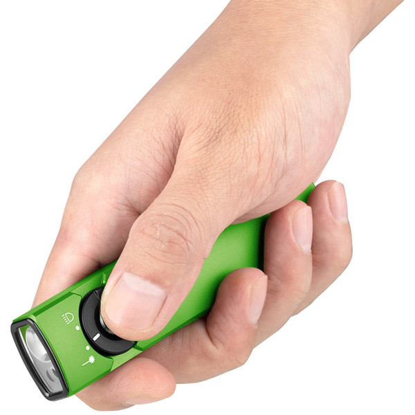 Olight Arkfeld lantern. Lime green