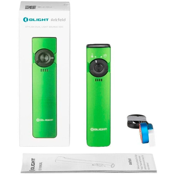 Olight Arkfeld lantern. Lime green