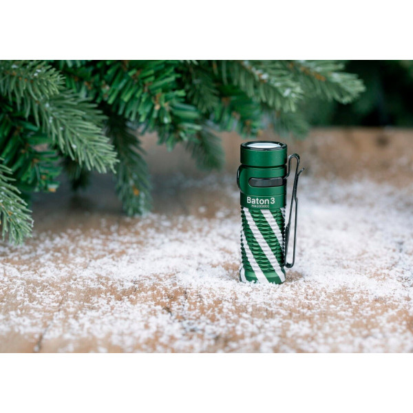 Фонарь Olight Baton 3. Christmas green