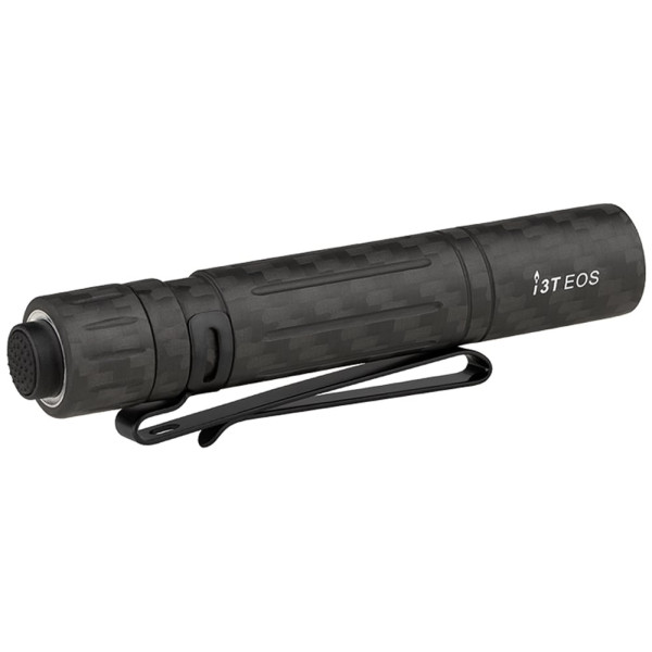 Olight I3T EOS Flashlight. Carbon Fiber