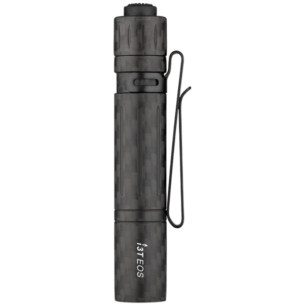 Olight I3T EOS Flashlight. Carbon Fiber