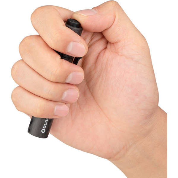Olight I3T EOS Flashlight. Carbon Fiber