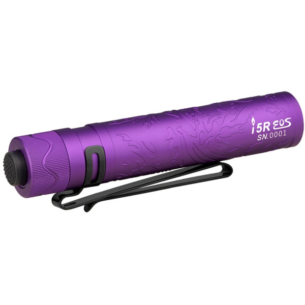 Ліхтар-брелок Olight I5R EOS. Dragon & phoenix purple
