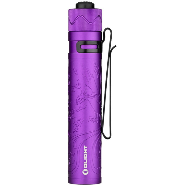 Ліхтар-брелок Olight I5R EOS. Dragon & phoenix purple