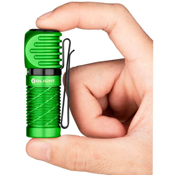 Olight Perun 2 Mini Flashlight. Lime green