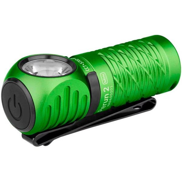 Olight Perun 2 Mini Flashlight. Lime green