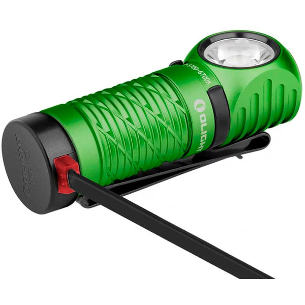 Olight Perun 2 Mini Flashlight. Lime green