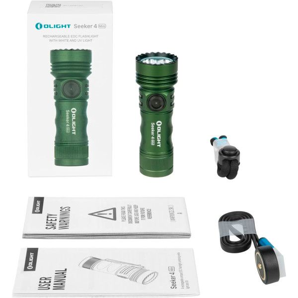 Olight Seeker 4 mini. OD Green Flashlight