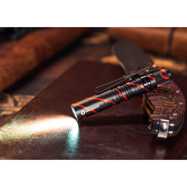 Olight I3T EOS Flashlight. Black Lava