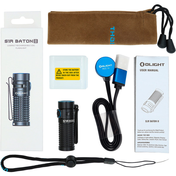 Olight S1R Baton II Black Flashlight