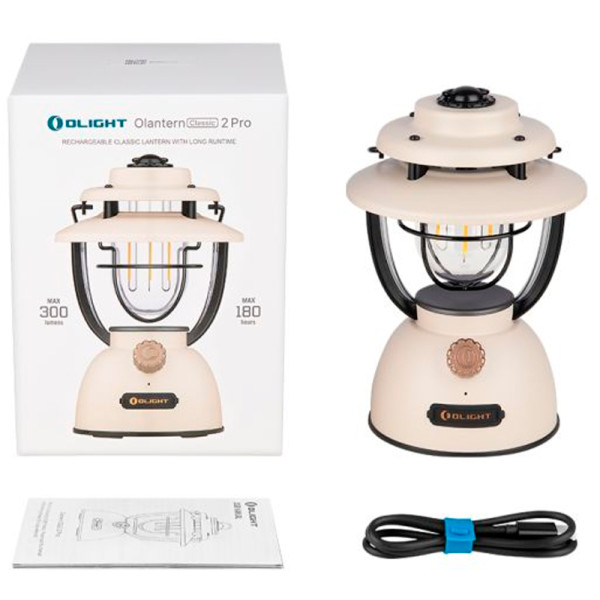 Фонарь Olight Olantern Classic 2 Pro Clay beige