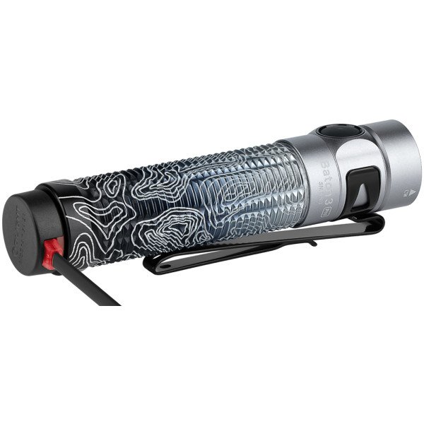 Фонарь Olight Baton 3 Pro. Silver ridge
