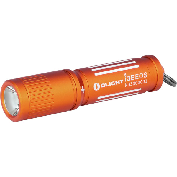 Olight I3E EOS Flashlight. Vibrant Orange