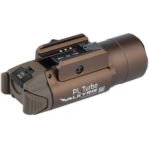 Olight PL Turbo Valkyrie Flashlight. Desert Tan