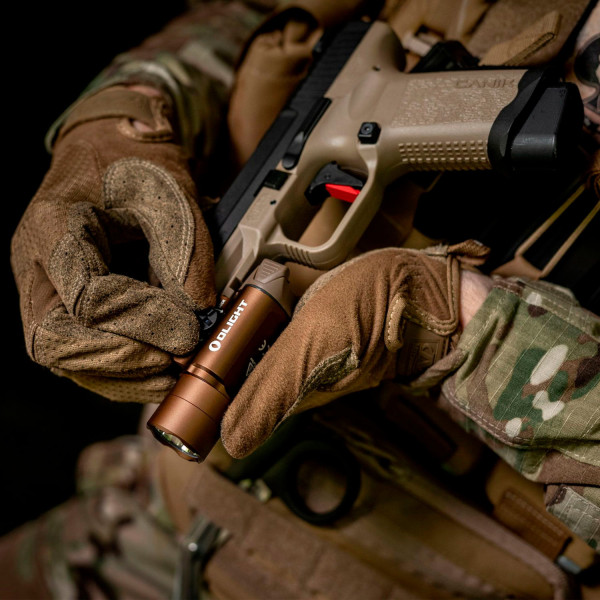 Olight PL Turbo Valkyrie Flashlight. Desert Tan