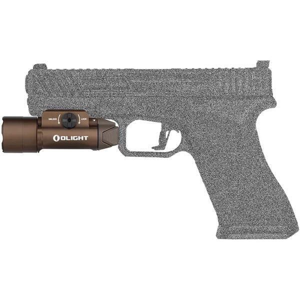 Olight PL Turbo Valkyrie Flashlight. Desert Tan