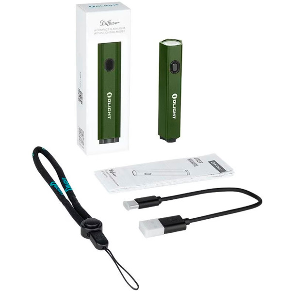 Olight Diffuse OD Green Flashlight