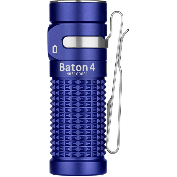 Olight Baton 4 Premium Regal Blue Flashlight