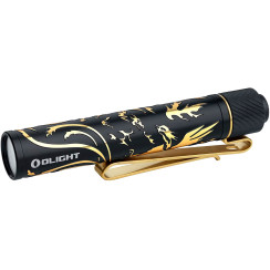 Olight I3T 2 EOS Dragon & Phoenix Golden Flashlight