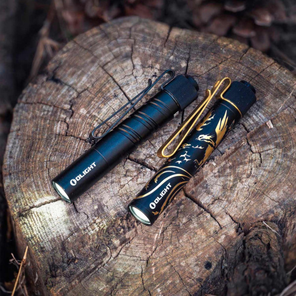 Olight I3T 2 EOS Dragon & Phoenix Golden Flashlight